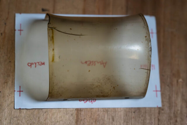 Schauglas mit Abwicklung